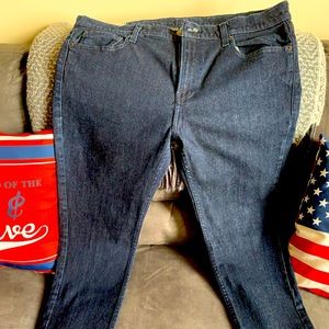 EUC - Hollister slim dark blue jeans
